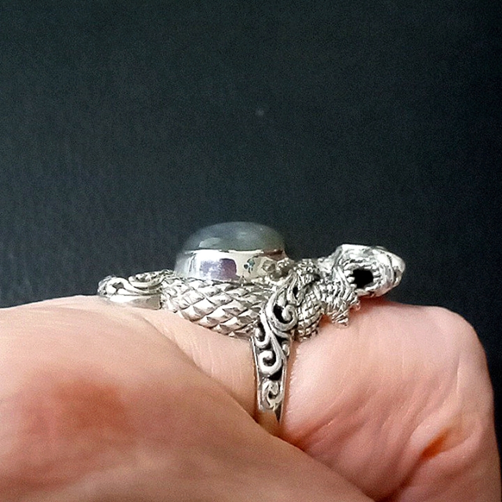 BALI LEGACY DRAGON ππ²π AND LABRADORITE RING. - Picture 4 of 8